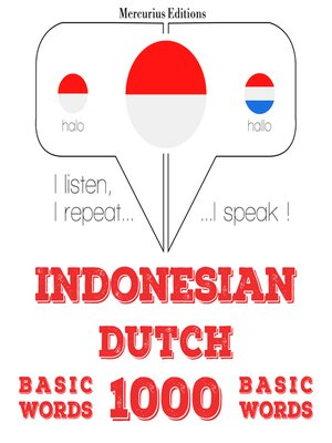 cover image of 1000 kata-kata penting di Belanda